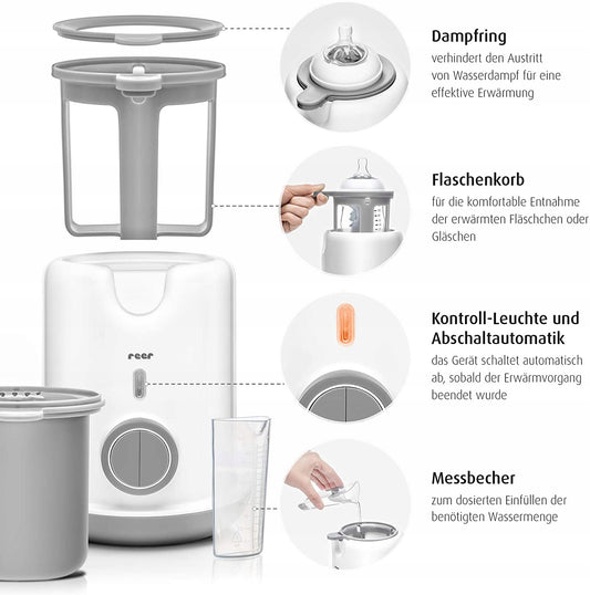 REER TURBOFOOD flessenwarmer 90sek