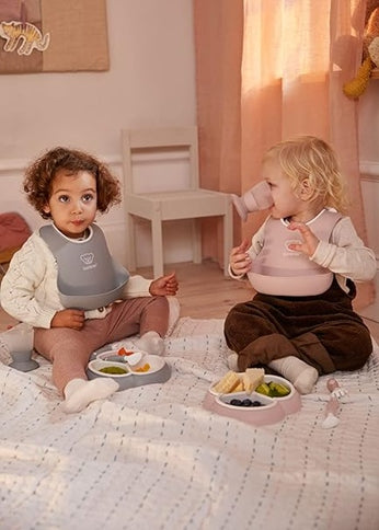 BABYBJORN babete de silicone com bolso x2