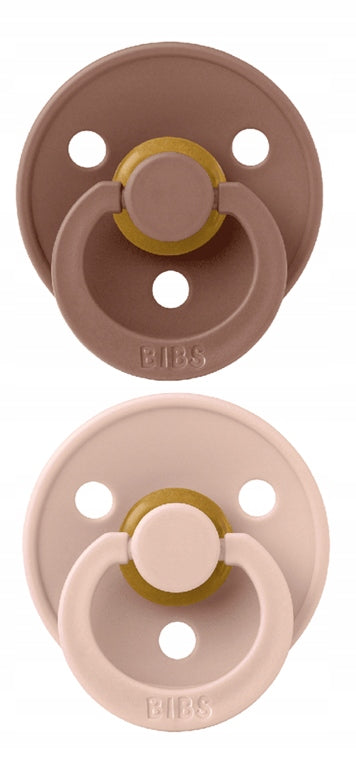 BIBS COLOUR 2 smoczki kauczukowe SYMETRYCZNE