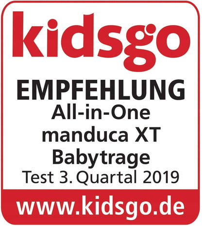 MANDUCA XT nosidełko klamrowe z bawełny organic – rekomendacja Kidsgo All-in-One