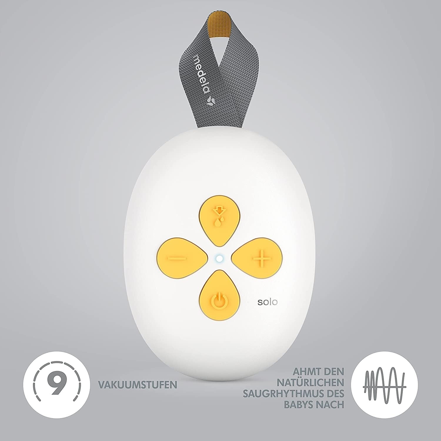 MEDELA SOLO elektromos, kétfázisú, USB-s mellszívó