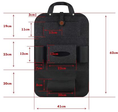 ALECAT Autositz-Organizer 41x62 cm
