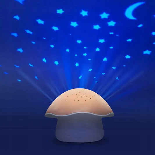 PABOBO Mushroom projektor gwiazd z melodiami i czujnikiem płaczu GRZYBEK – zdjęcie produktu 2
