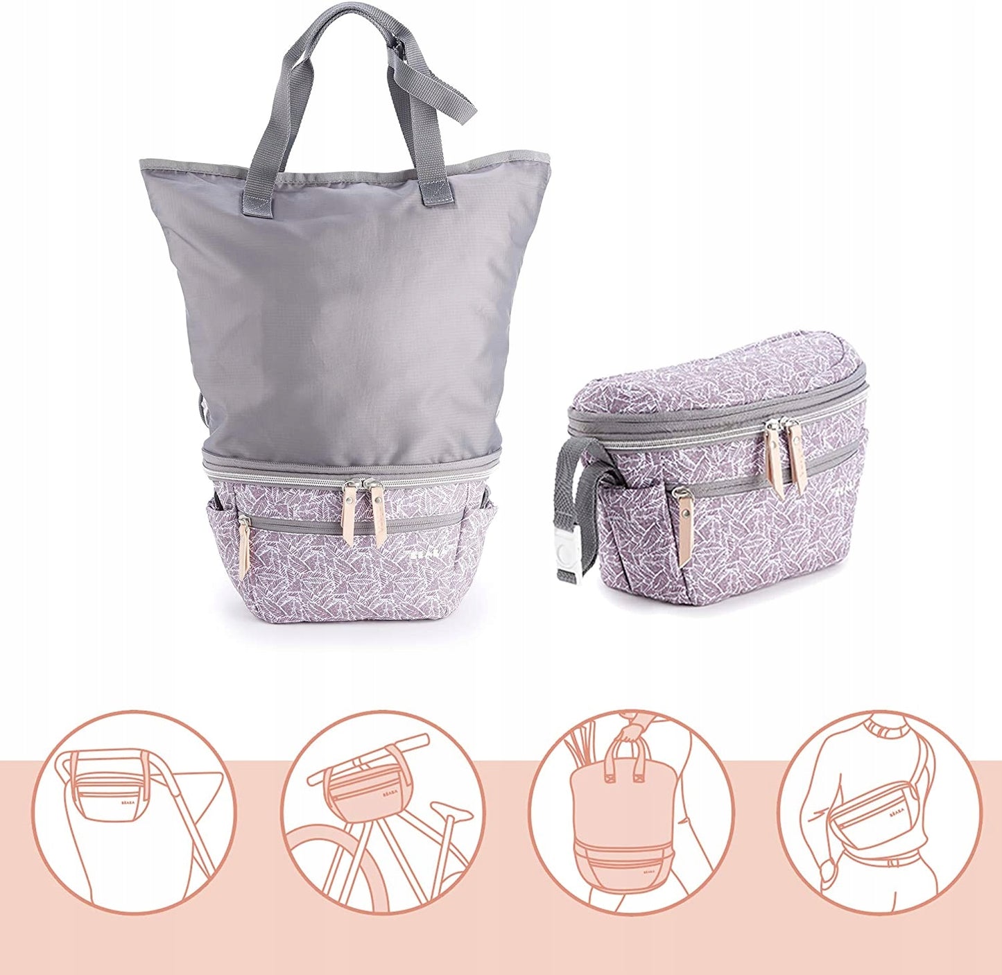 BEABA Biarritz changing bag for nappies and accessories