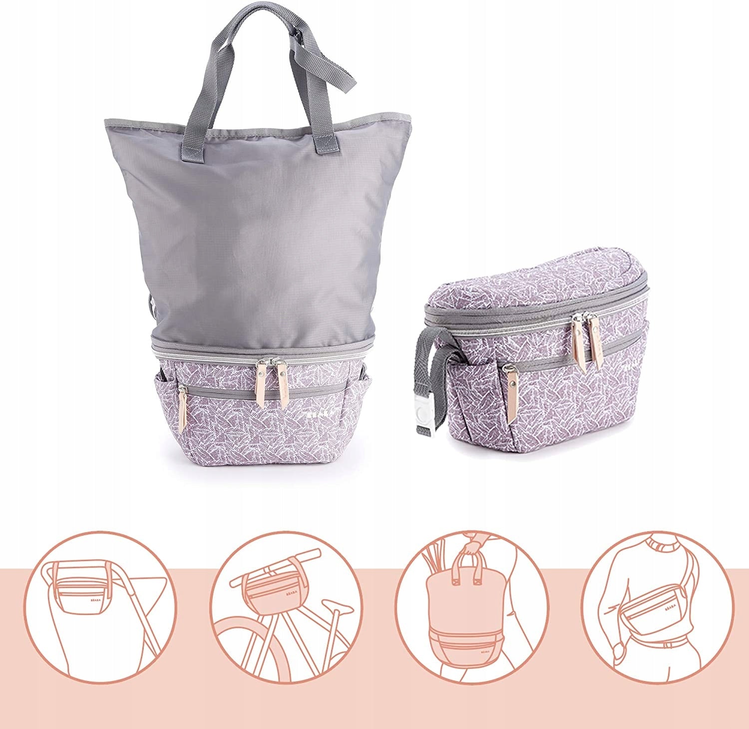 BEABA Biarritz changing bag for nappies and accessories