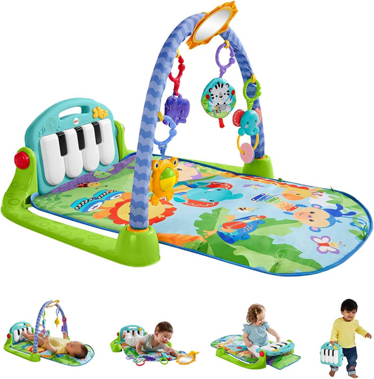 FISHER-PRICE 3-in-1-Spieldecke KICK & PLAY Klavier-Fitnessstudio