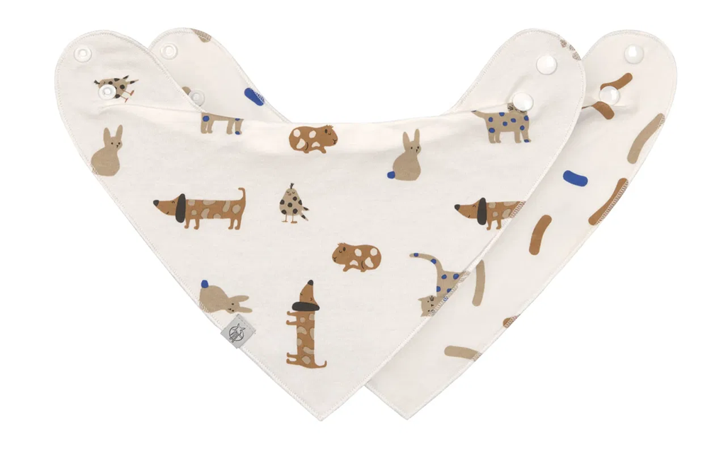 LASSIG bandana śliniak x2 0-24msc