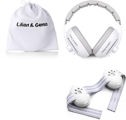 LILIAN & GEMA Casque antibruit 2 en 1 25 dB + Étui