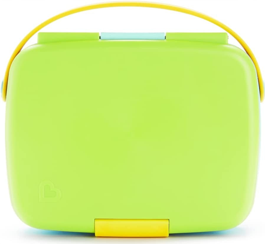 MUNCHKIN Bento Box δοχείο φαγητού + μαχαιροπίρουνα, 5 θήκες