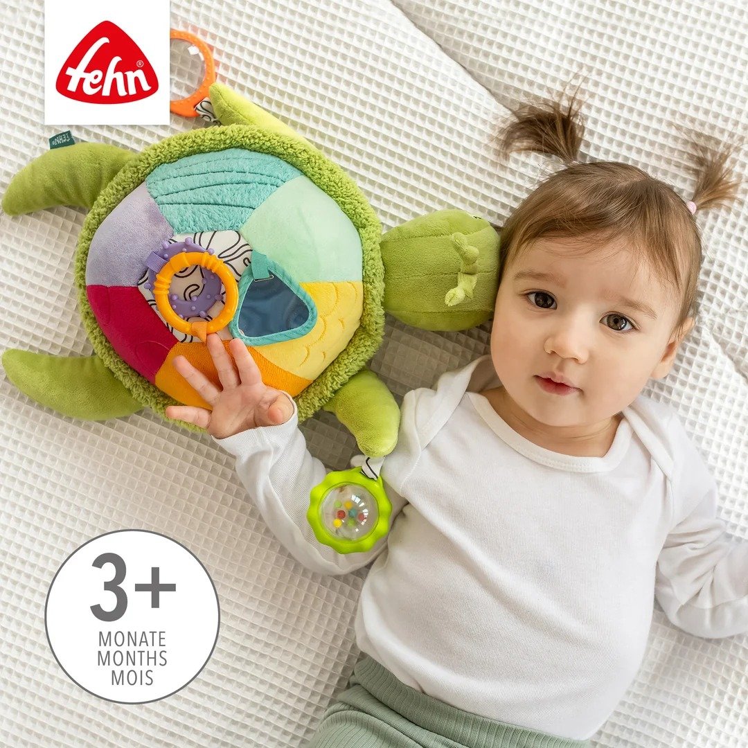 Fehn broască țestoasă de mare XL jucărie pentru stimulare 3m+
