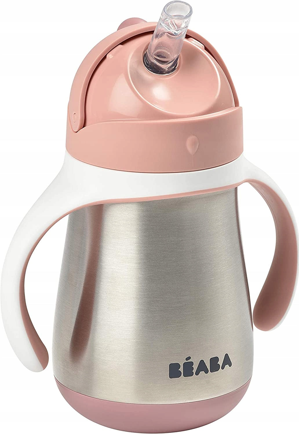 BEABA nevytečúci pohár so slamkou OCEĽOVÝ 250 ml