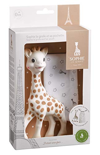Sophie la Giraffe gryzak + woreczek do przechowywania - zdjęcie 3