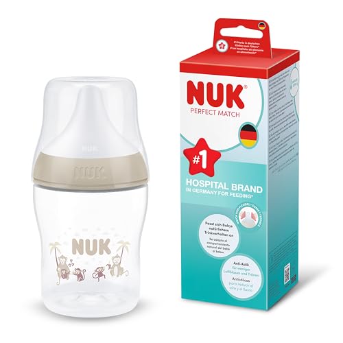 NUK Perfect Match butelka antykolkowa 150 ml od 0 mies. Małpka