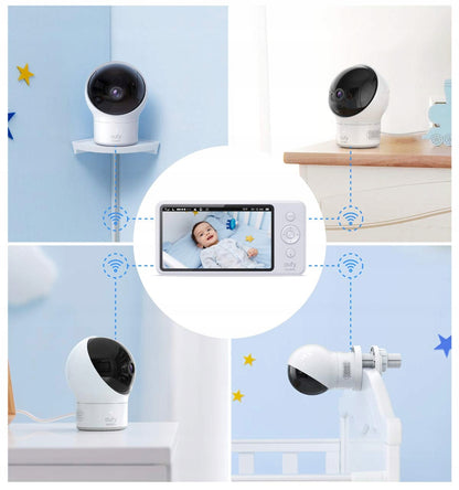 EUFY SpaceView zusätzliche Kamera für Babyphone + Weitwinkelobjektiv