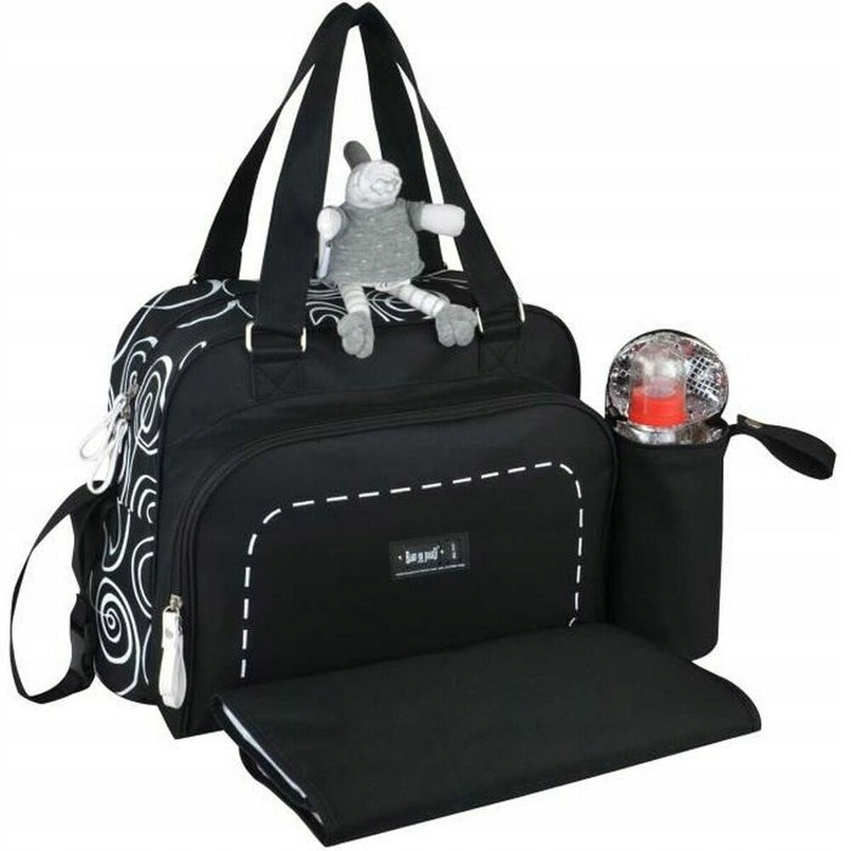 BABY ON BOARD geantă pentru scutece și accesorii SIMPLY SWIRL