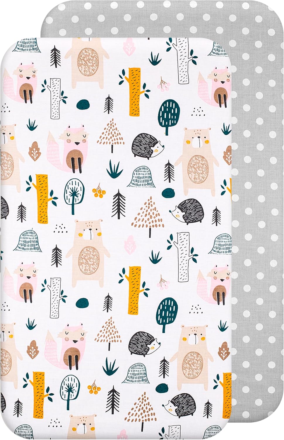 LOVELY HIPPO cearșaf cu elastic x2 80x160cm