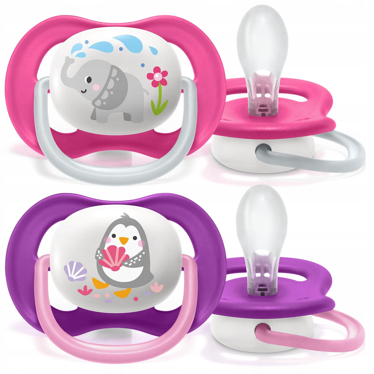 PHILIPS AVENT Ultra Air Animaux sucettes x 2 6-18mois