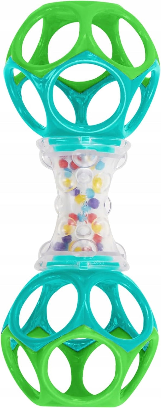 BRIGHT STARTS Oball Shaker jucărie de dentiție cu zgomot, mărimea 14,5 cm