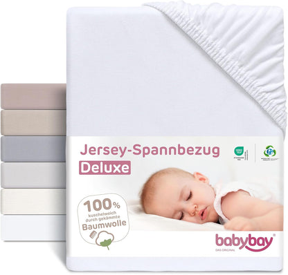 BABYBAY prześcieradło z gumką do Boxspring XXL 105x57,5cm
