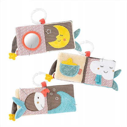 FEHN Bear Bruno sensory book, hanging toy
