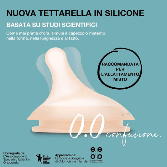 SUAVINEX Zero Zero smoczek do butelki x2 0m+ – zdjęcie produktu 2