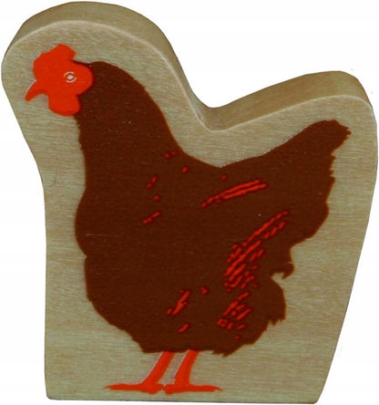 ROBA țarc din lemn și 6 animale FERMA 30,5 x 37 x 31,5 cm