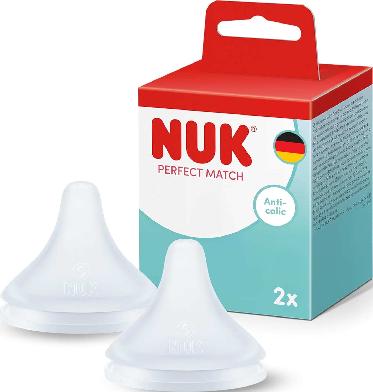 NUK Perfect Match πιπίλα 6 μηνών+ x2