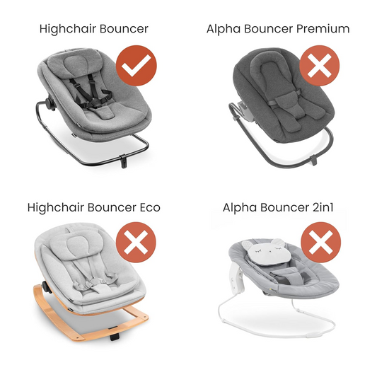 HAUCK pałąk łuk z zabawkami do leżaczka HIGHCHAIR BOUNCER – zdjęcie produktu 2