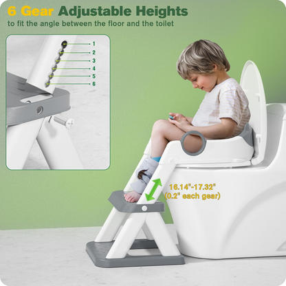 Toilettentrainersitz mit Stufen 2in1