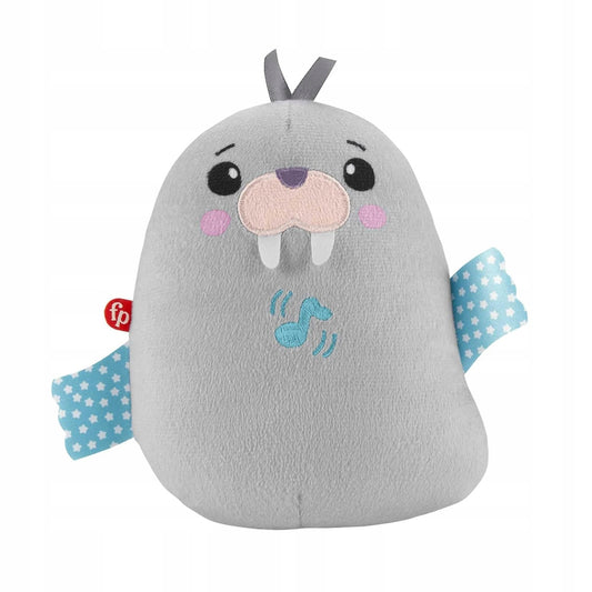 FISHER-PRICE Chill Vibes peluche con melodie e vibrazioni TRICHECO 17 cm