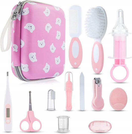 LICTIN set per la cura del bambino 12 pezzi + custodia