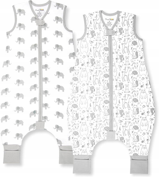 MAMA CHEETAH Schlafsack 0,5TOG x2 0-6 Monate