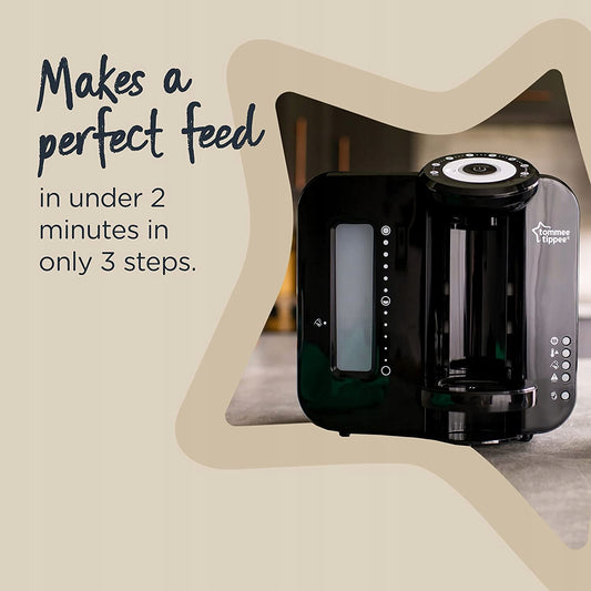 TOMMEE TIPPEE Perfect Prep PRÍSTROJ NA PRÍPRAVU MLIEKA 2 min
