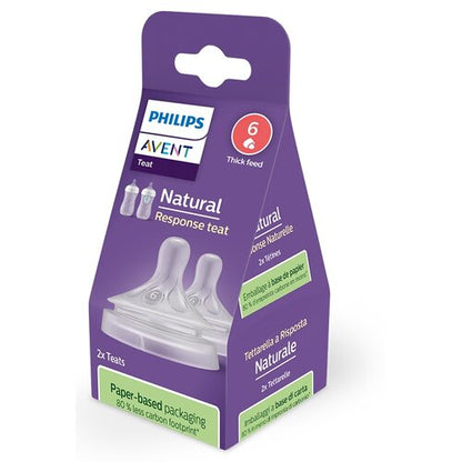 Philips Avent Natural Response tetina para biberón flujo 6