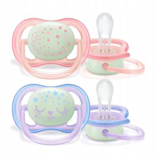 PHILIPS AVENT Ultra Air Night smoczki x 2 0-6msc