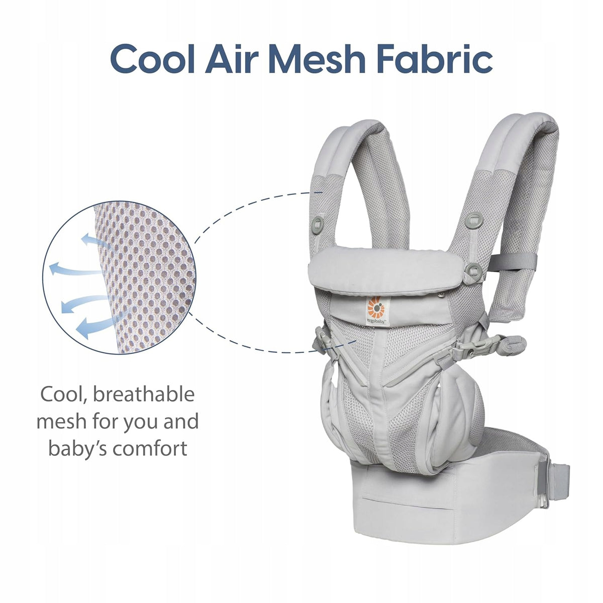 ERGOBABY OMNI 360 COOL AIR MESH ergonomska nosilka 3,2-20,4kg