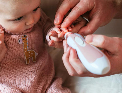 HAAKAA elektrische nagelvijl met lampje 0+ kinderen en volwassenen