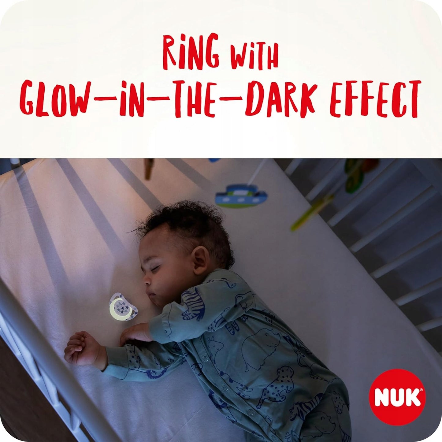 NUK STAR Day&Night cumlík na upokojenie x4, 18 – 36 mes.