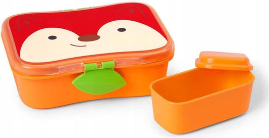 SKIP HOP Zoo Lunch Kit - Fuchs Brotdose + Snackbox 700 ml