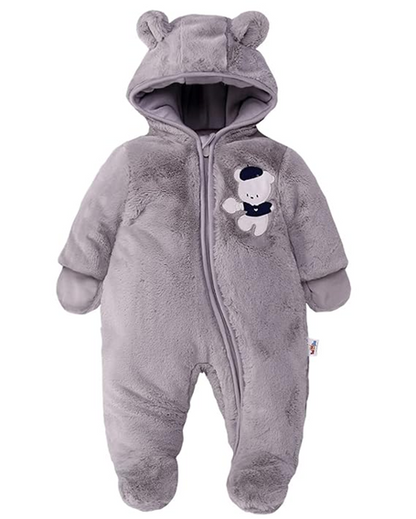 JIAMYautumn, winter overalls with teddy bear motifcolour greyage 6-9 monthsfree of harmful substancesnew