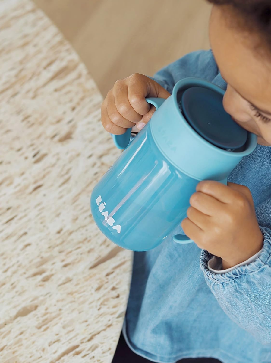 BEABA Training Cup kubek niekapek 360° 340 ml 12 m+