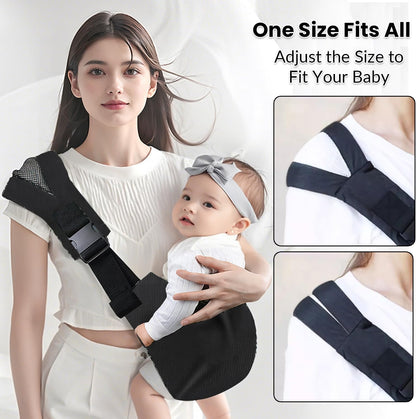 Portabebés ajustable para niños de 3 a 36 meses, negro