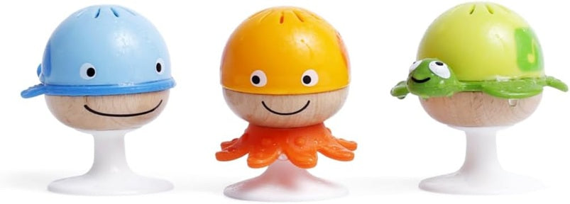 HAPE Stay-put criaturas marinhas sensoriais com ventosas 3 peças