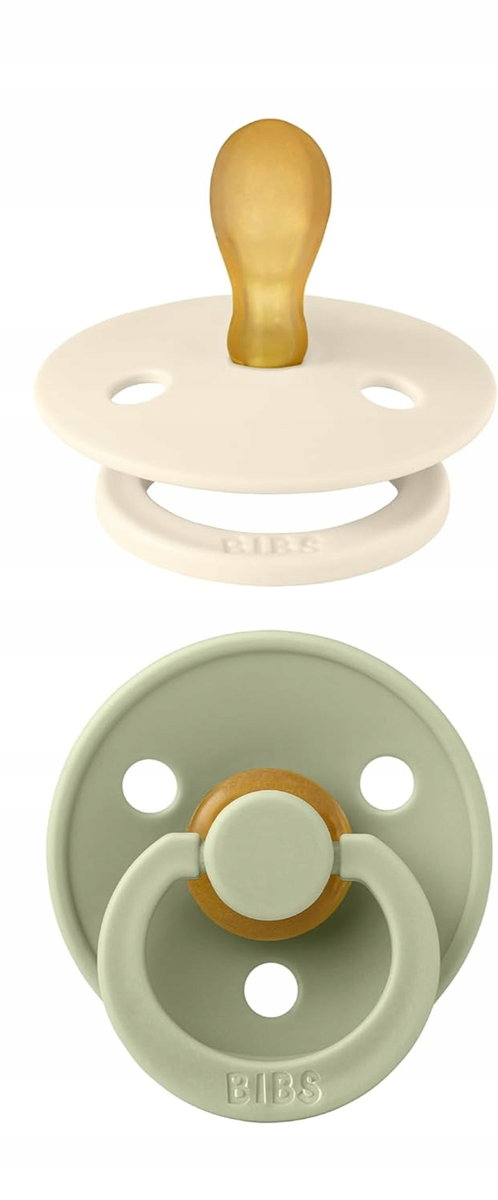 BIBS COLOUR Schnuller 2er-Pack Naturkautschuk 6-18 Monate SYMMETRISCH