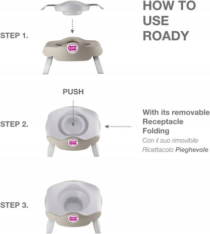 OK BABY 3-in-1 travel nightstand - potty, travel potty, potty cover