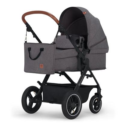 KINDERKRAFT B-TOUR carrinho multifunções 3 em 1 até 22kg + cadeira auto MINK PRO