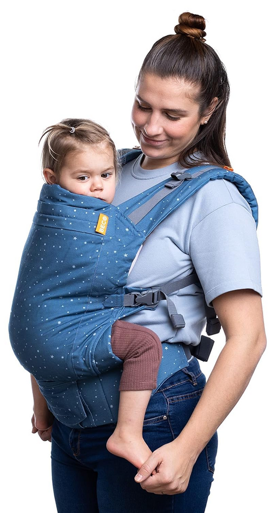 BECO TODDLER csatos babahordozó 9–27 kg / 18–48 hónap