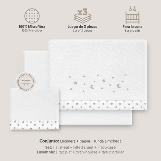 INTERBABY komplet pościeli do łóżeczka 60x120 cm Coralina – zdjęcie produktu 2