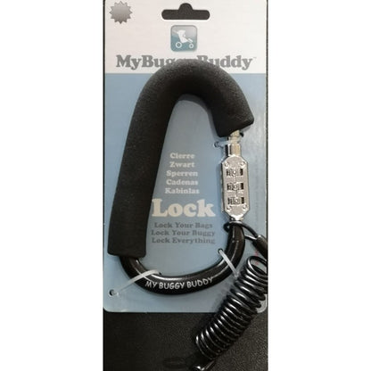 My Buggy Buddy Lock blokada do wózka z szyfrem czarna