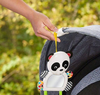 FISHER-PRICE FGH91 jucărie suspendată cu zornăitoare pentru cărucior și scaun auto, 37 cm, PANDA